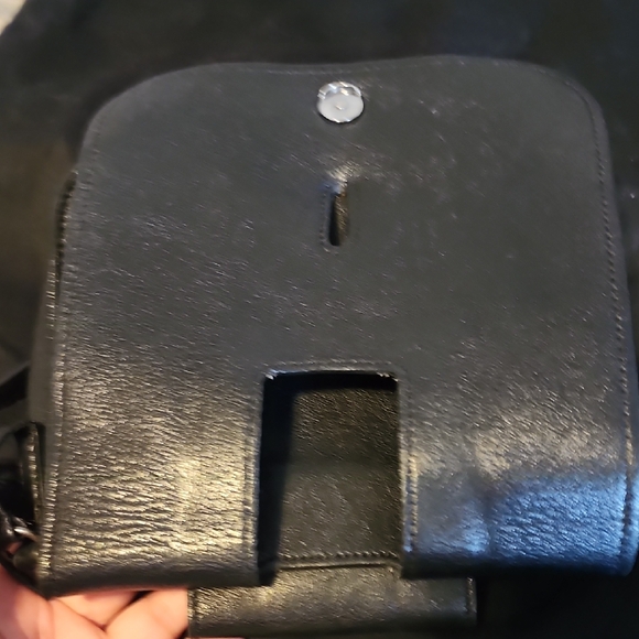 Saint Laurent Black Leather Small Charlotte Toy Crossbody Bag - Picture 8 of 8